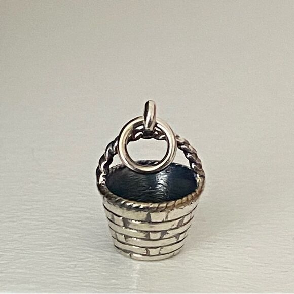James Avery Retired Basket Charm - Picture 2 of 3